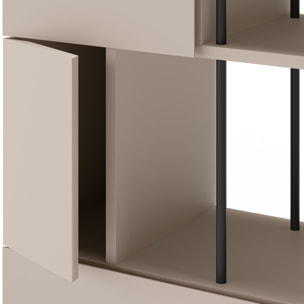 Bibliothèque 6 niveaux 5 portes - LISE