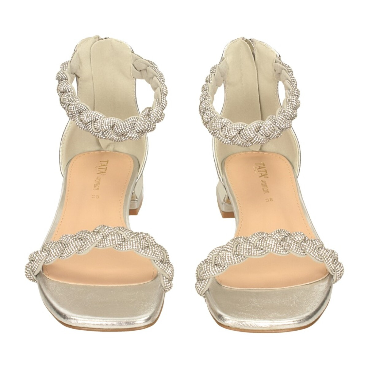 Sandali Donna Tata Italia Argentato