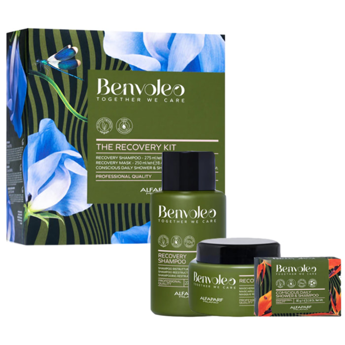 ALFAPARF MILANO Set Benvoleo Recovery Shampoo 275ml + Mask 250ml + Shower & Shampoo 80gr