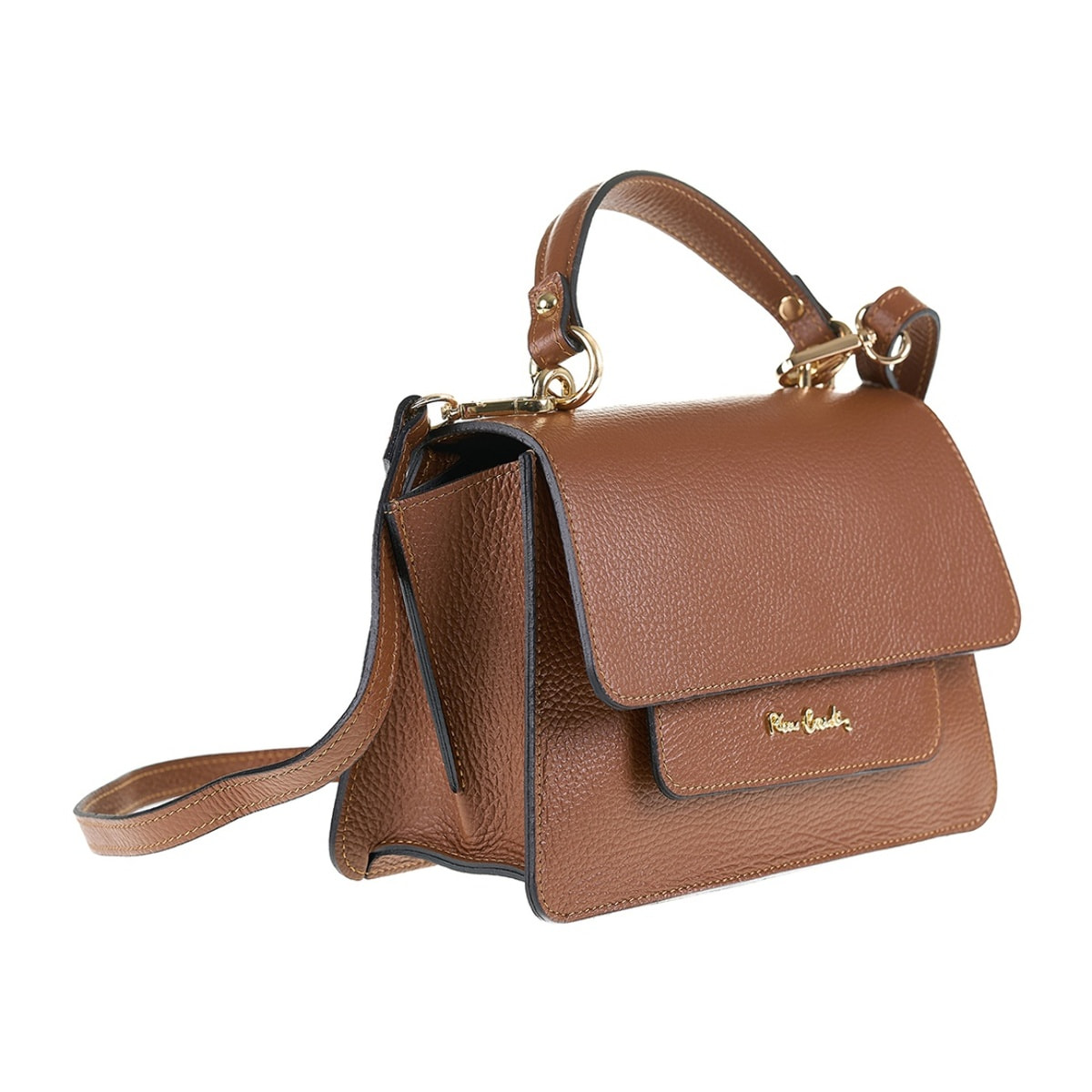 Borsa a mano da donna Made in Italy - Modello Elora Nova - 100% pelle - 23.5 x 15.0 x 10.0 cm