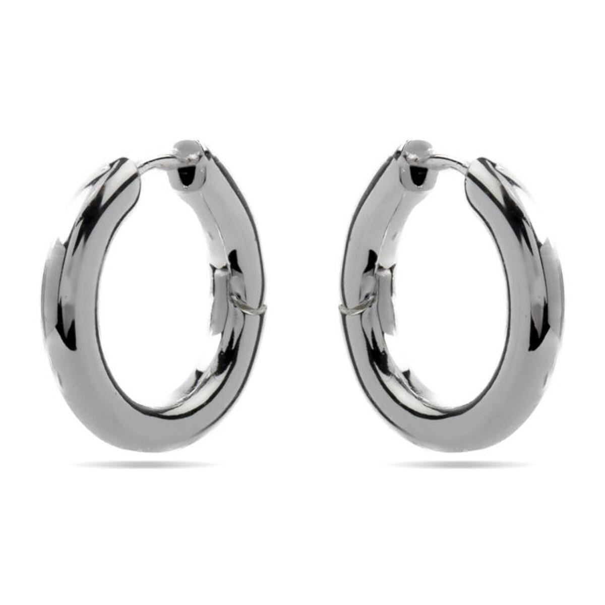 Pendientes Lux by Lux acabados en Rodio