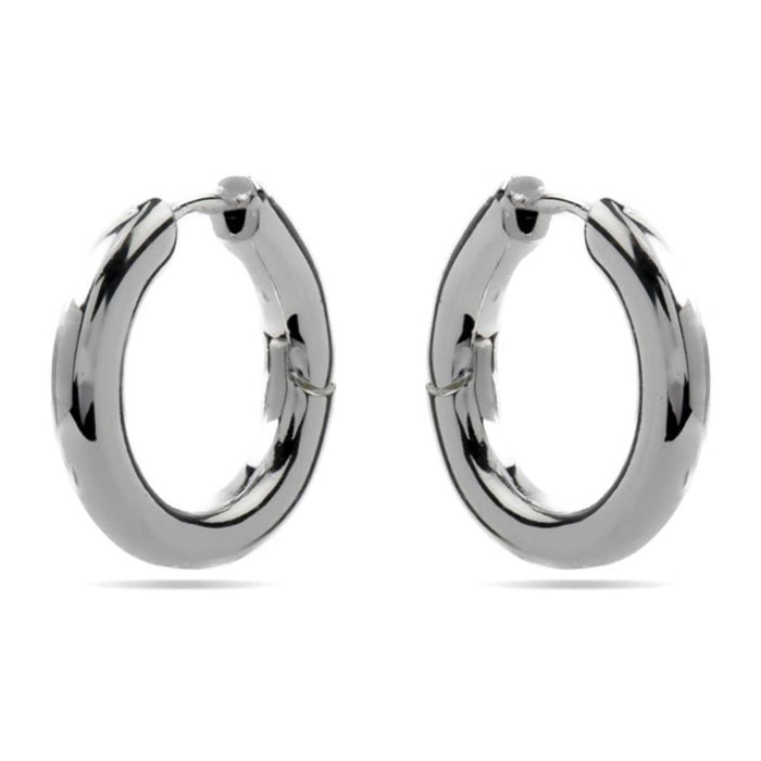 Pendientes Lux by Lux acabados en Rodio