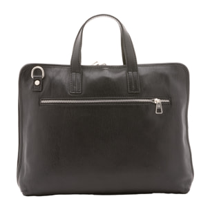 Borsa a mano  unisex In Vera pelle Made in Italy 40x30x5 cm