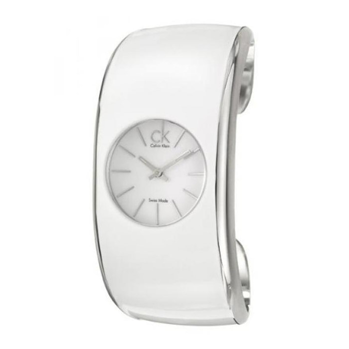 Orologio CK CALVIN KLEIN GLOSS Acciaio Bianco