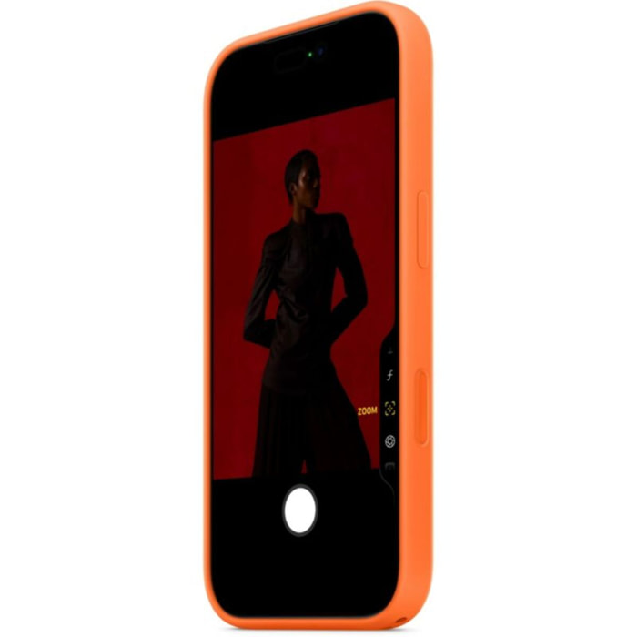 Coque APPLE iPhone 17 Pro MagSafe silicone Orange