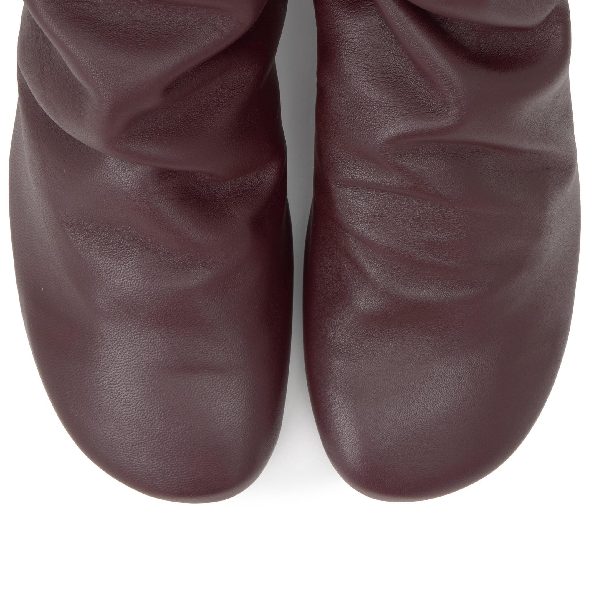 Botín de tacón Alegra en napa con cierre de cremallera