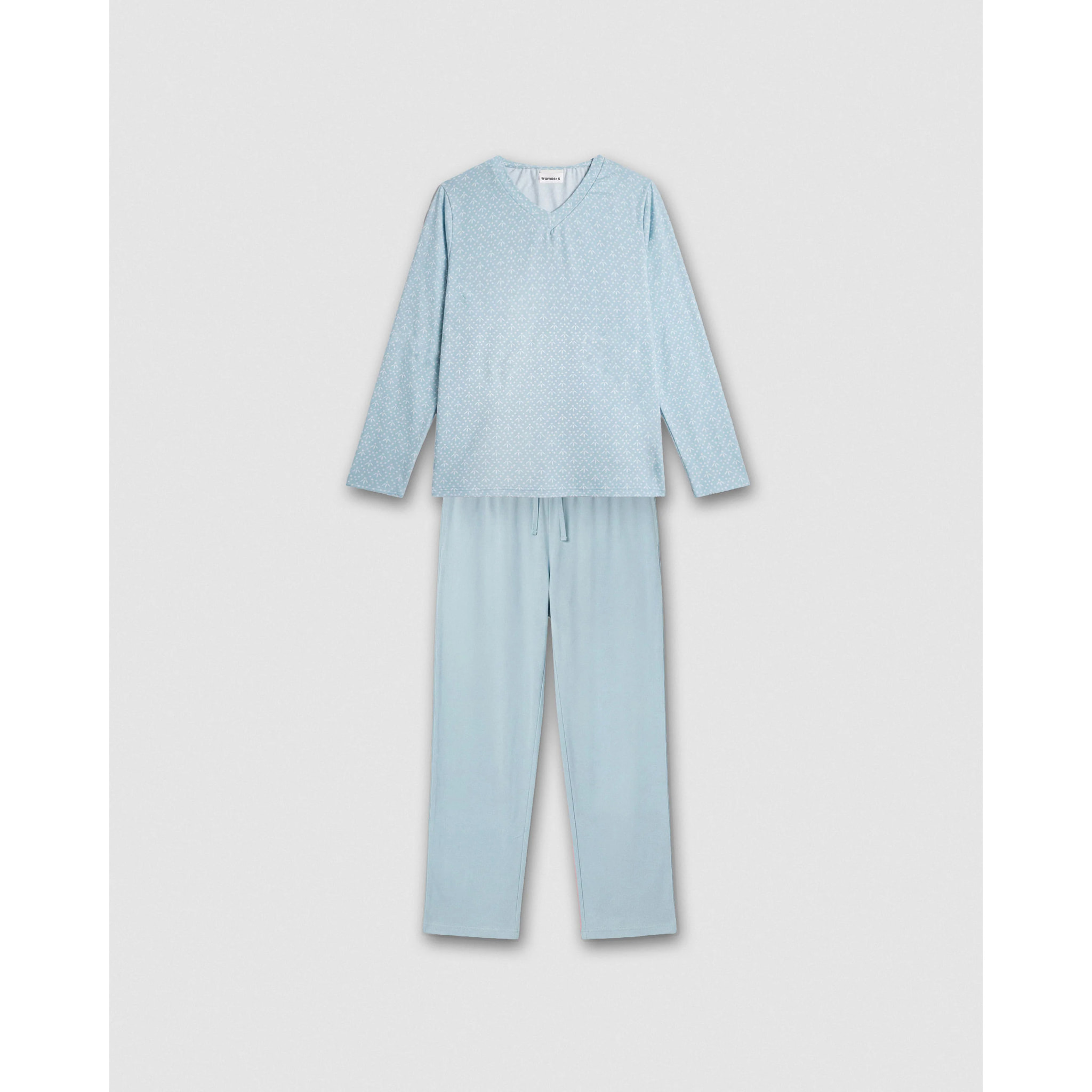 Pigiama lungo soft amuna blu