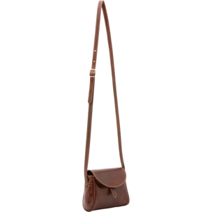 Borsa a tracolla  da donna In Vera pelle Made in Italy 14x18x7 cm