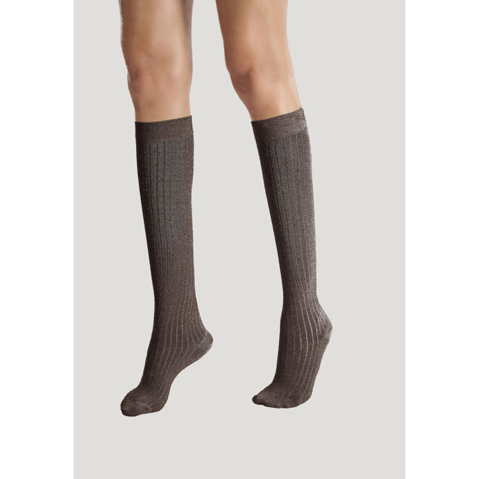 Collant Shimmer Rib Knee-Highs