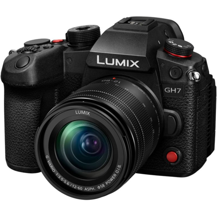 Appareil photo Hybride PANASONIC GH7 noir +12-60mm Lumix