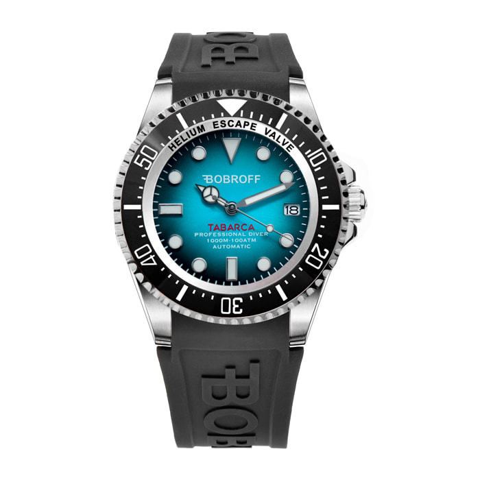 Reloj Bobroff BF0009-BFSTN Hombre Analogico Automatico con Correa de Silicona