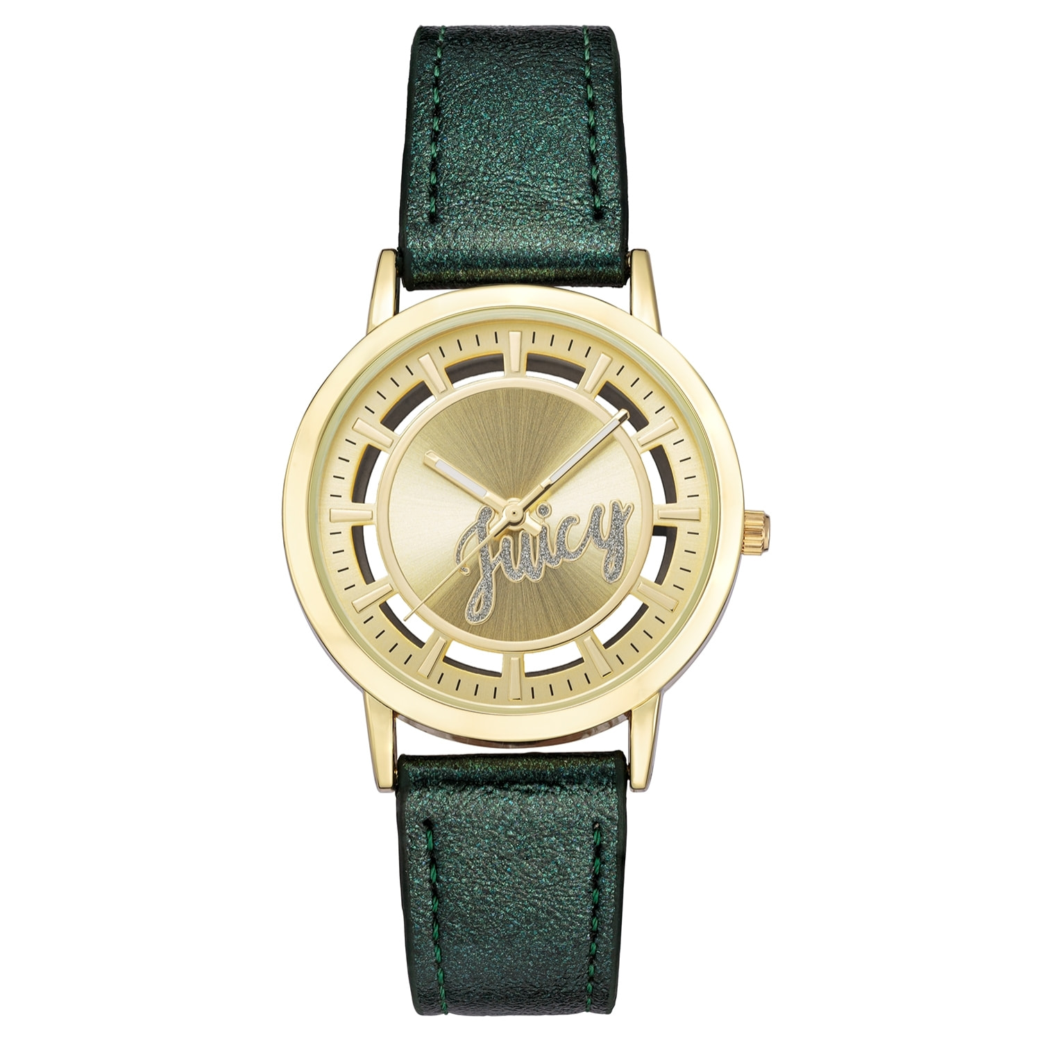 Reloj Juicy Couture JC1214GPGN Mujer Analogico Cuarzo con Correa de Polipiel