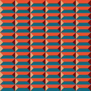 Papier peint, trapezoidal Intissé