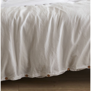 Housse de couette Organic - 50% Chanvre 50% Coton Bio - Finition bouton