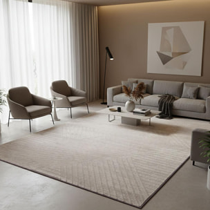 Tapis salon ROKA, tapis ton sur ton moderne et contemporain