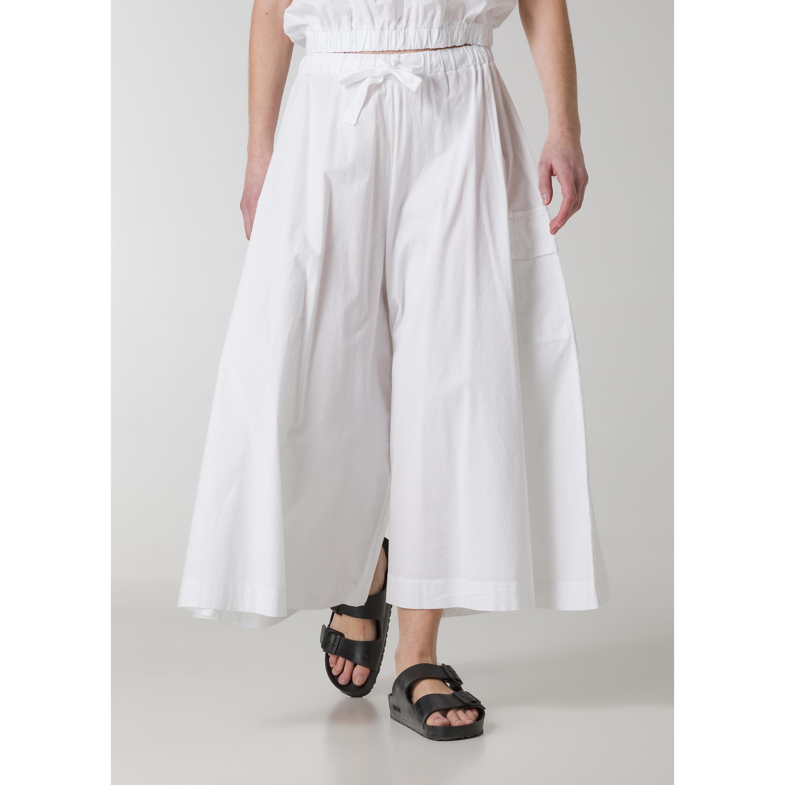 DEHA - Pantalone POPLIN COULOTTE PANTS in cotone per donna