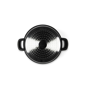 Casseruola 20 cm con Manici Excelsa – Soul Cook, Alluminio Nero