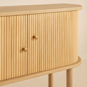 Bahut en bois clair avec portes coulissantes HECTOR