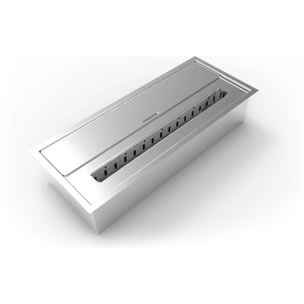 Bruciatore a bioetanolo per camino 3,5 L, in acciaio inox 45,7x18,7xH9,5 cm