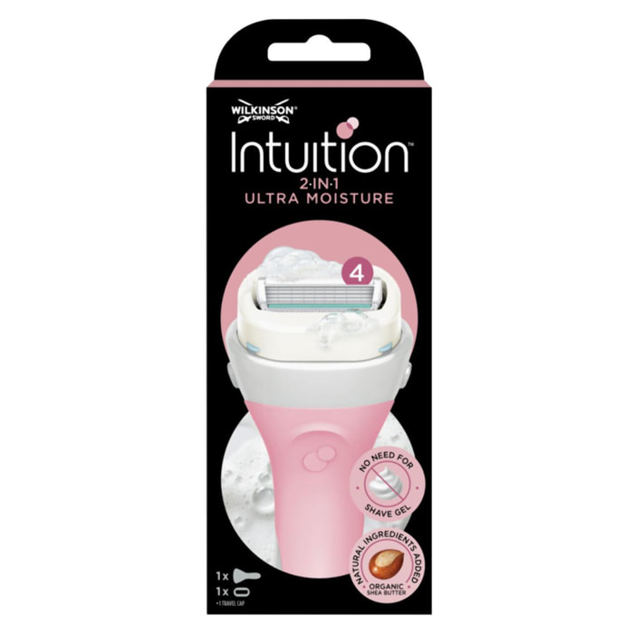 Pack de 2 - Wilkinson - Intuition 2in1 Ultra Moisture - Rasoir pour femme
