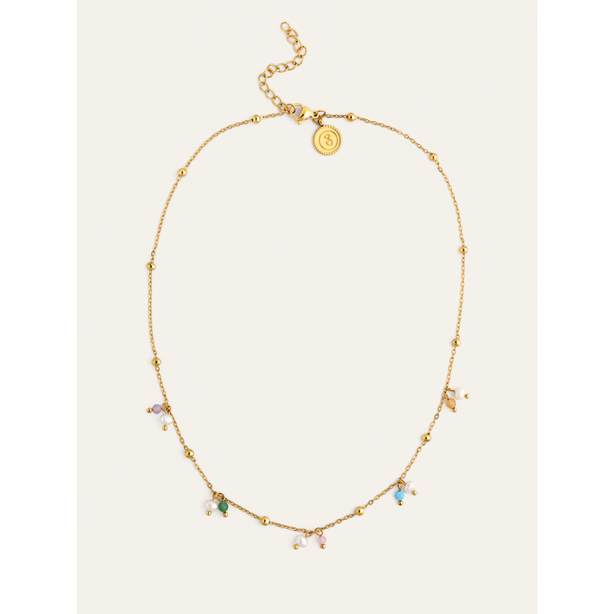 Collana Shamira Dots Acciao Placcato Oro