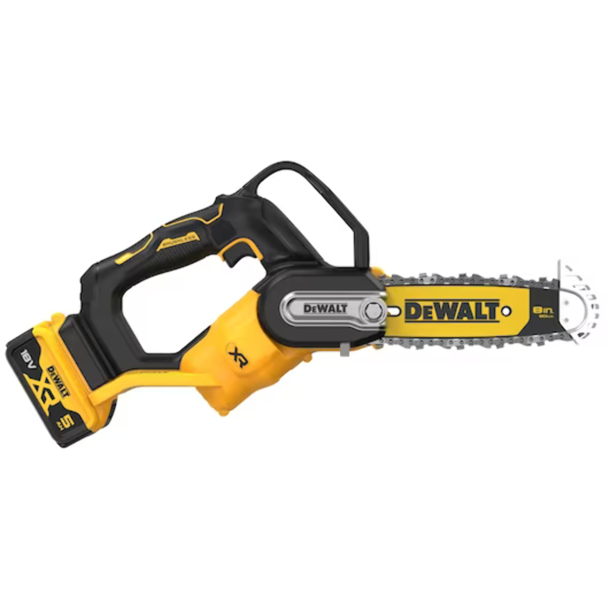 Tronçonneuse élagueuse DEWALT XR 18V Brushless - 1 batteries 5.0 Ah, chargeur + accessoires - DCMPS520P1-QW