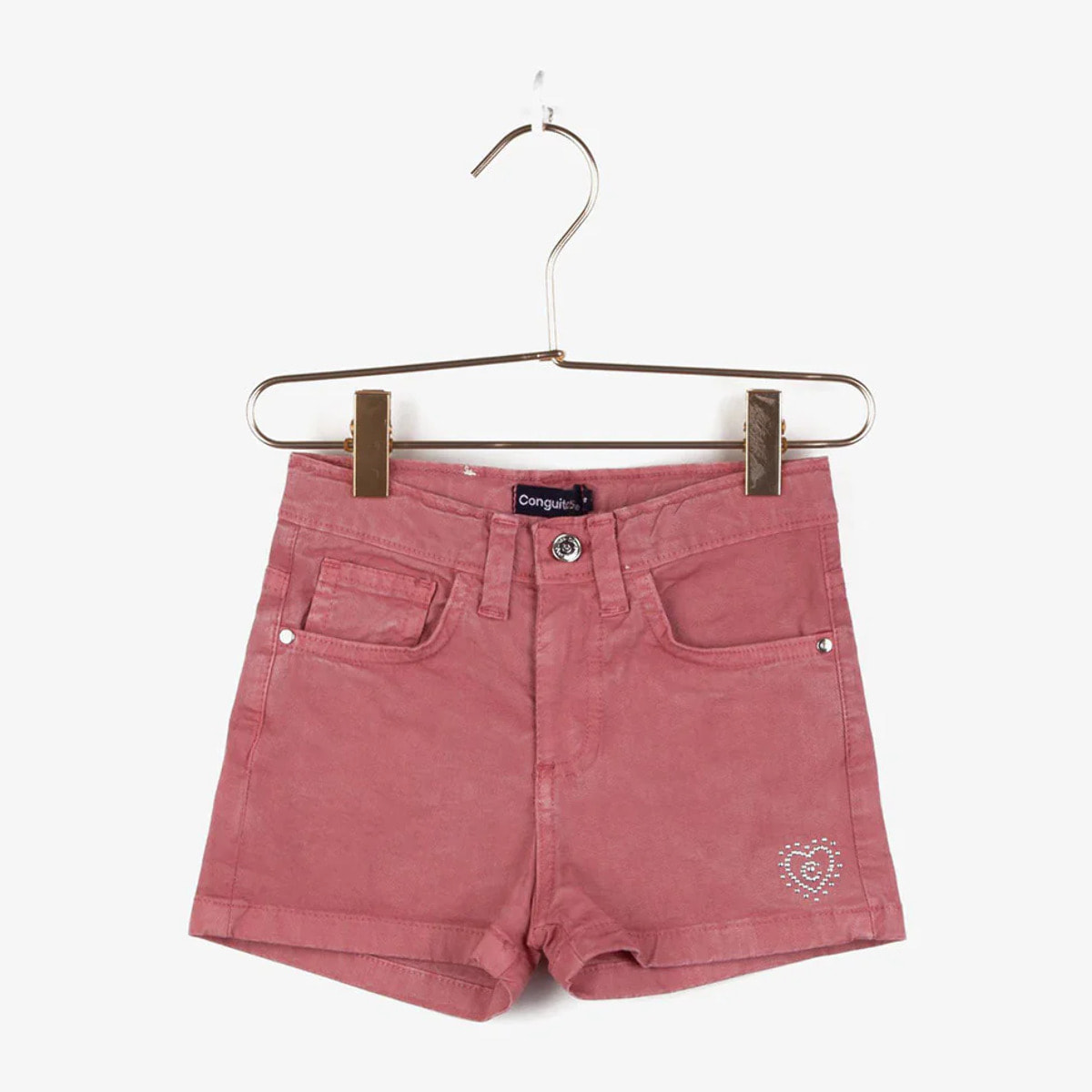 Pantalones Cortos con Bolsillo  en Rosa