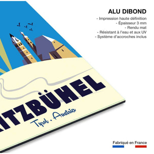 Tableau  bisous de kitzbuhl Tableau alu Dibond