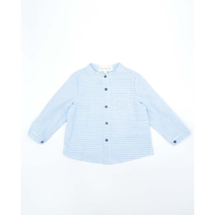 CAMISA RAYAS AZUL Y BLANCA