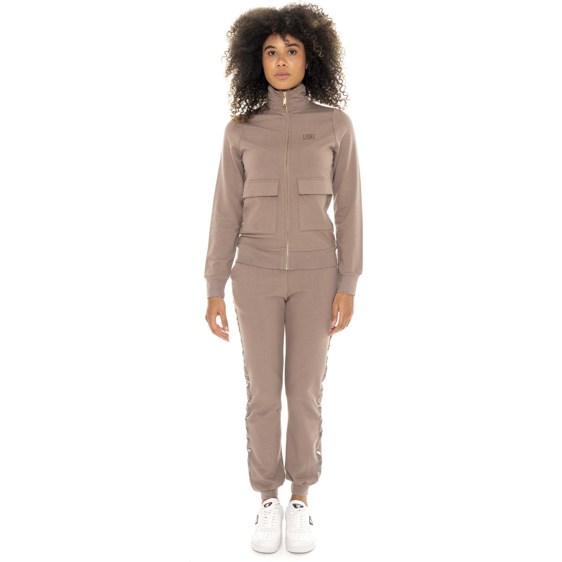 Mono de invierno para mujer Leone 1947 Chic Tones con cuello alto y cremallera