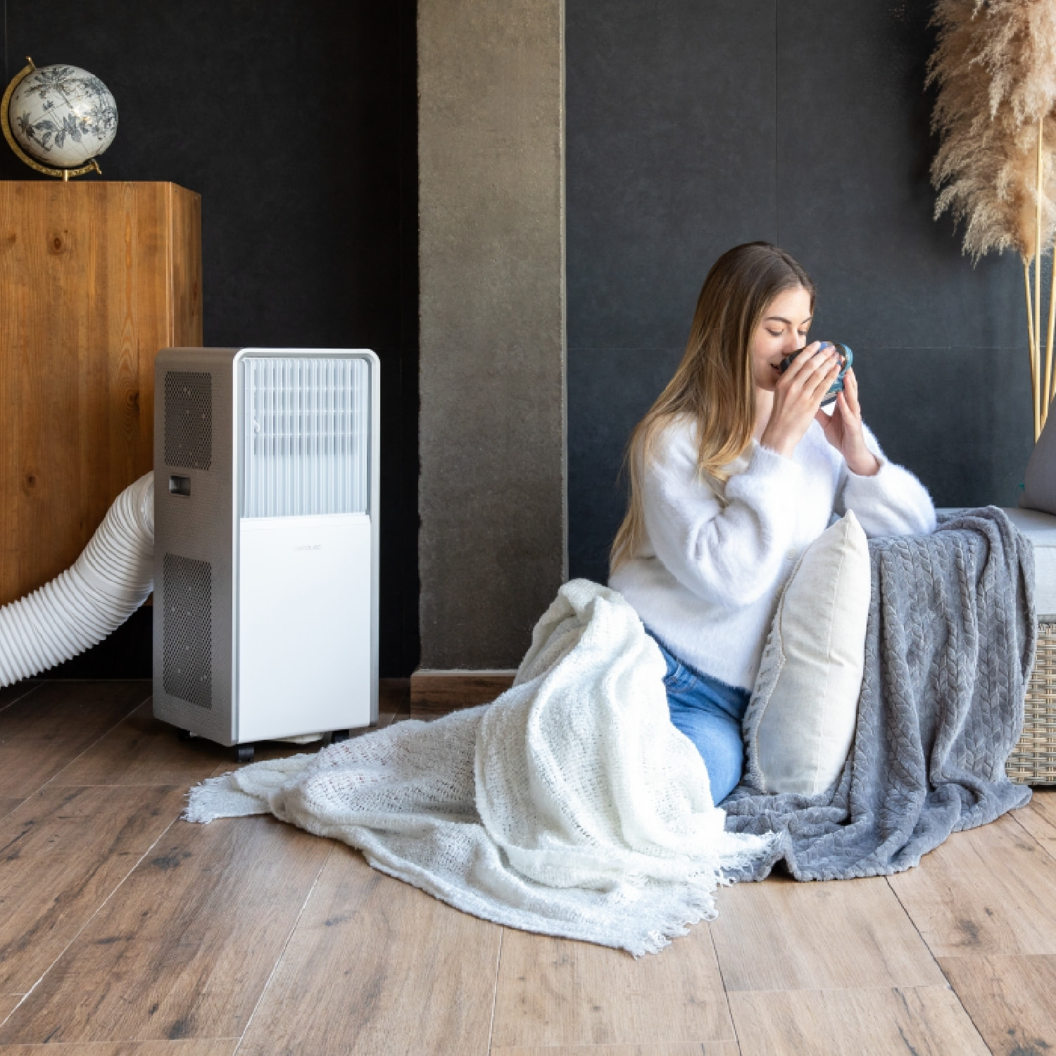 Aire acondicionado portatiles ForceClima 12850 Style Heating Connected Cecotec