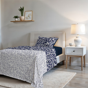 COMPLETO LETTO FASHION, 100% Microfibra, No Stiro - WILD