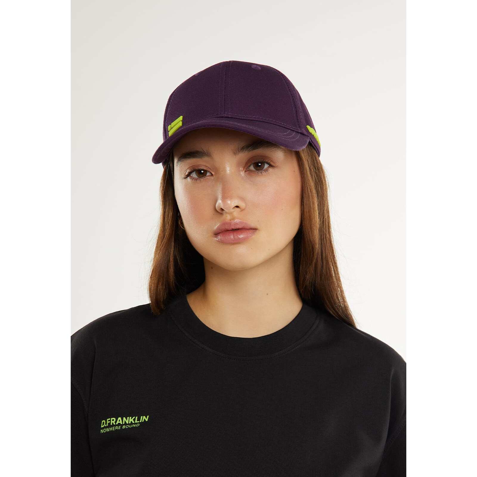 Gorra Unisex Basic Flag Cap Morado / Amarillo D.Franklin