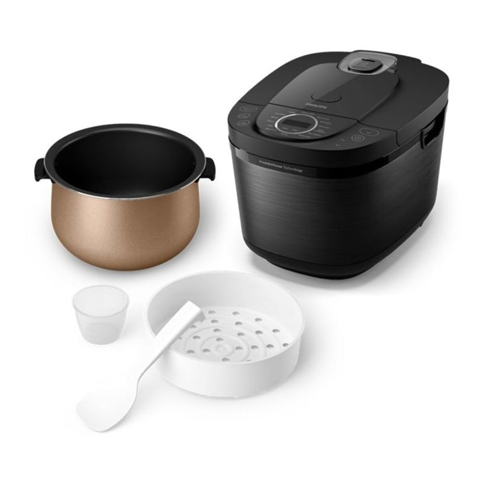 Cuiseur riz PHILIPS HD4814/31 rice cooker noir 1.8L, 800W
