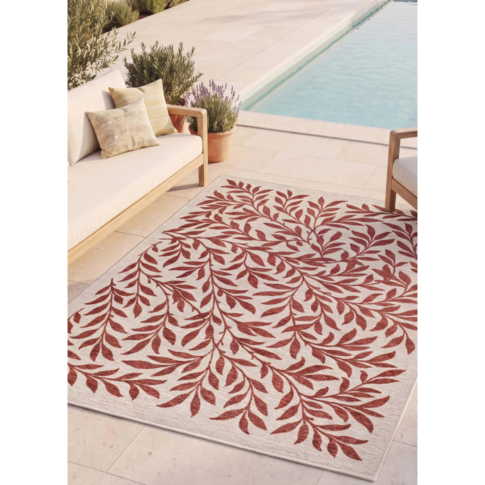 LUA Alfombra de exterior motivos florales caldera, varias medidas disponibles.