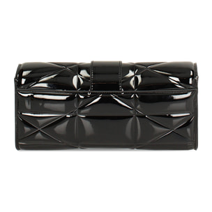 Mini bag nera in vernice