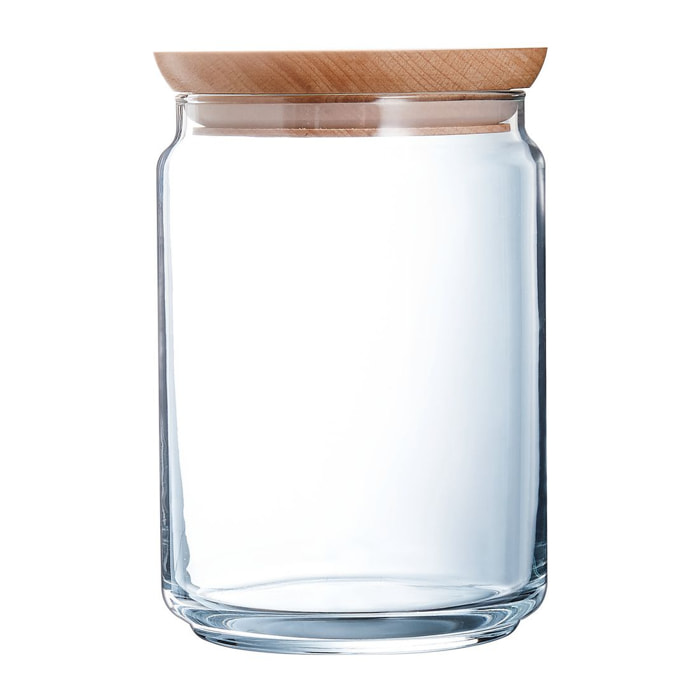 Pot de conservation en verre Pure Jar Wood - Luminarc