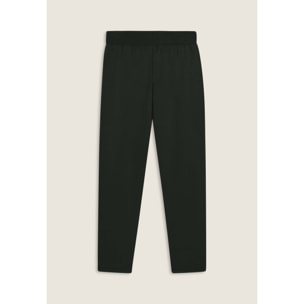 Pantaloni regular fit con gamba dritta e coulisse