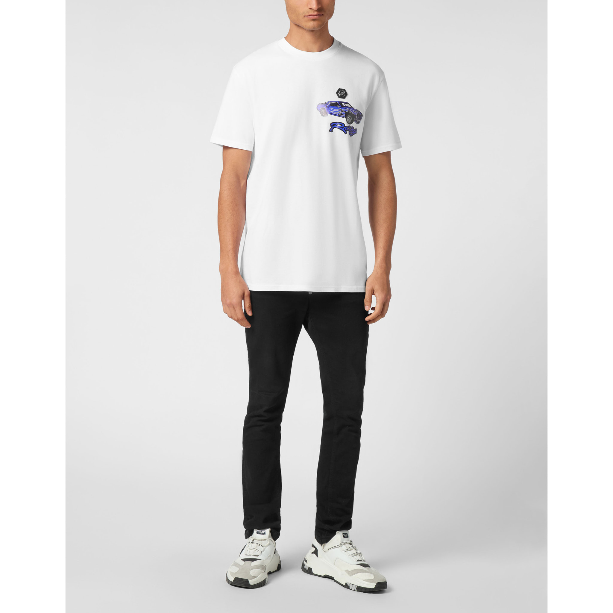 PHILIPP PLEIN Camiseta Cuello Redondo RACING