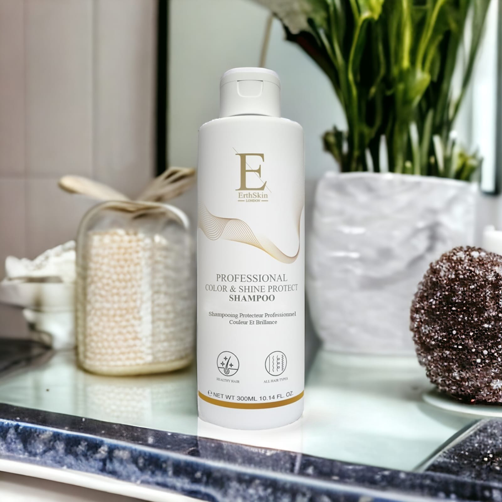 Champú profesional protector del color y el brillo.