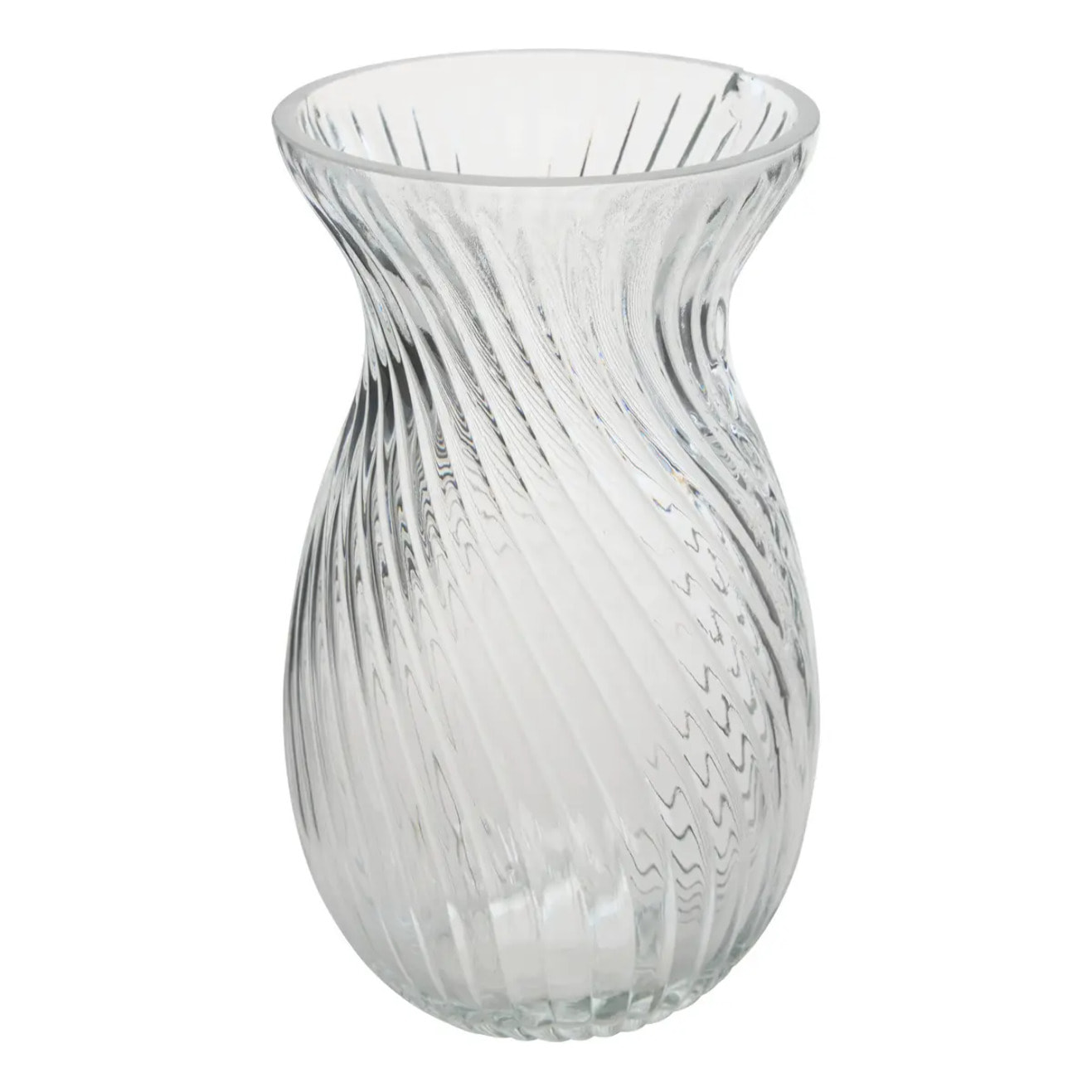 Vase Manel en Verre 12x12x20cm Transparent