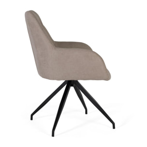 Silla de Tela 58 Cm Estilo Contemporáneo