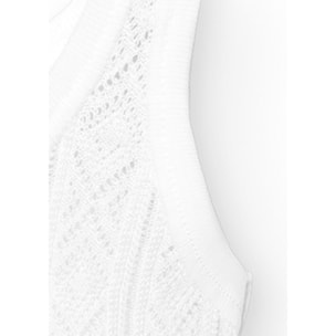 Body bebé tirantes finos perlé algodón