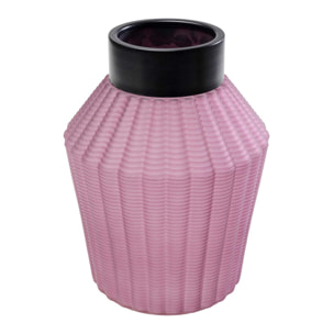 Vase Barfly violet mat 28cm Kare Design