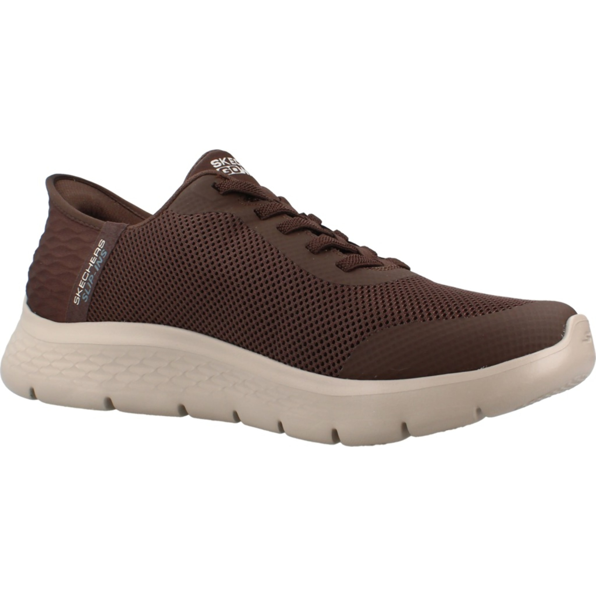 Sneakers De  Hombre 216324s Go Walk Flex Hands Up Marron