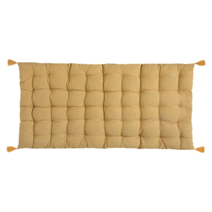 Matelas de sol "Otto" jaune moutarde 60x120cm