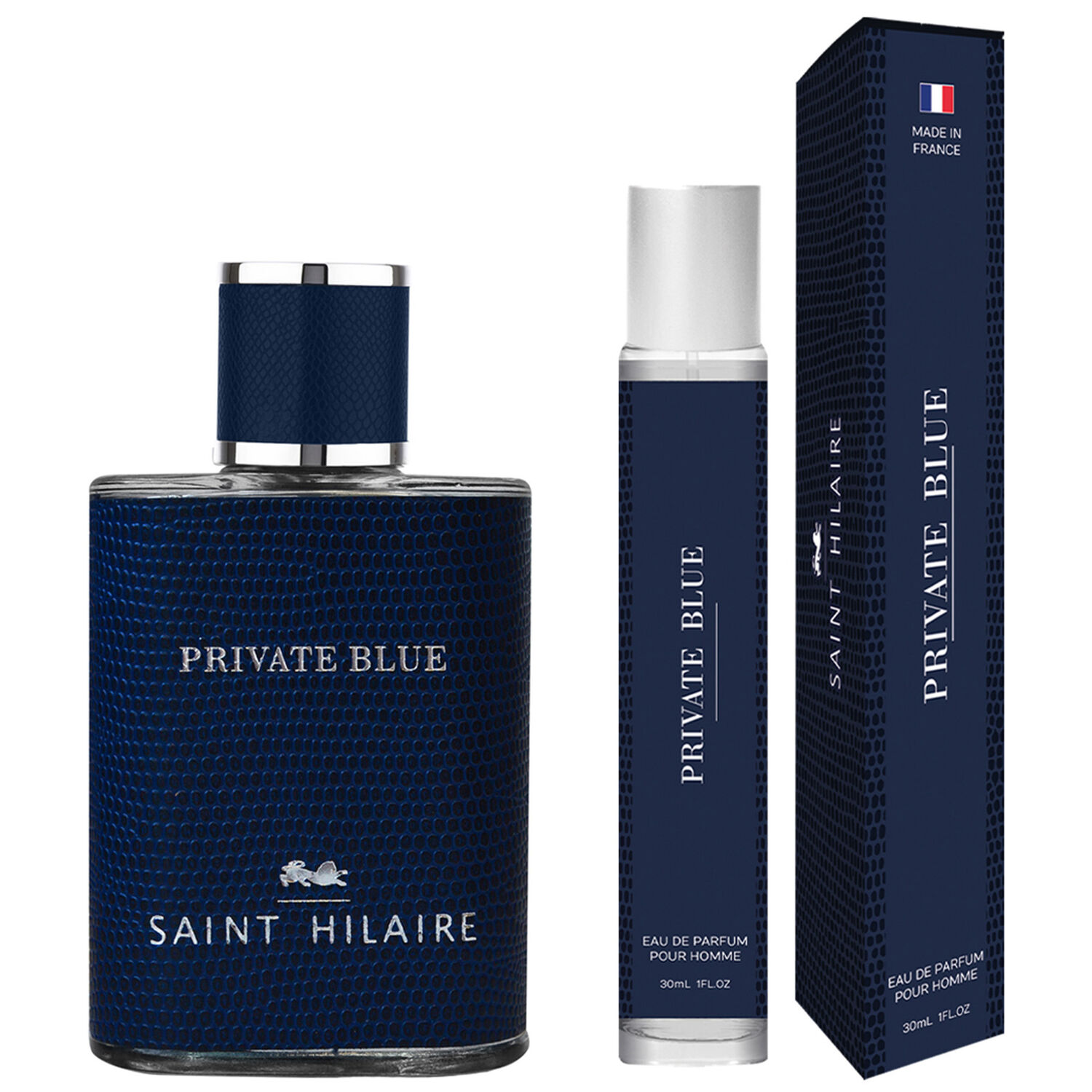 Private Blue - Coffret Eau de Parfum 100ml + Vapo Voyage 30ml + Trousse