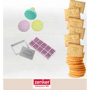 Ensemble de tampon pour biscuits Zenker Smart Pastry