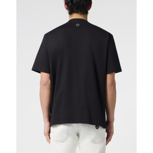 PHILIPP PLEIN Round Neck T-Shirt Skull Tennis