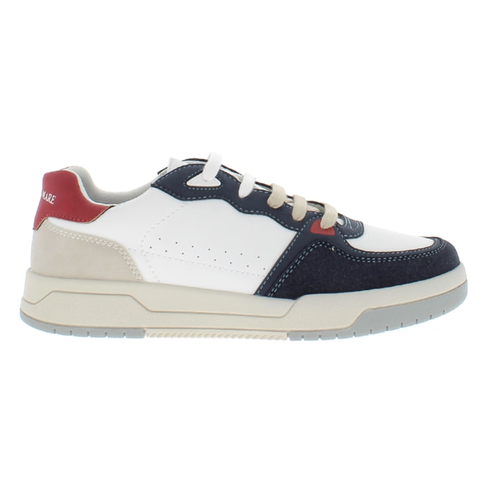 Armata di Mare Scarpe Uomo Sneakers Casual Stringate con Soletta Rimovibile in Memory Foam AMU S24D557 Off White Navy